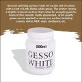 Gesso Primer For Canvas Clay pots & Wood &mdf| panting |. 