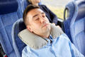 U-shape neck pillow for travel comfortable for travel filled with Polister Ball Fiber. 