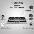 Glam Gas GG 10 S Hob | 3 Burner | Kitchen Gas Stove | Gas Stove | Choolah. 