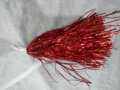 6 pair approx 13 inch Long Red Foil Cheerleader Pom Pom for kids elder women men use birthday party backdrop sports matches school college game party Cheer Dance Party Dress Sport Poms cheerleading red pom pom. 