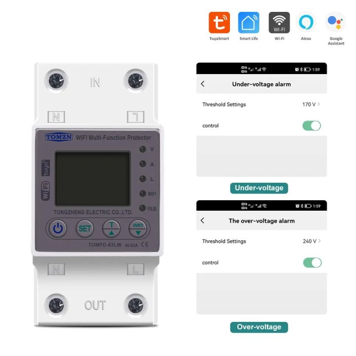 TOMZN%20WiFi%20Smart%2063A/80A%20TUYA%20Energy%20Meter%20Kwh%20Metering%20Circuit%20Breaker%20Timer%20with%20voltage%20Amper%20and%20leakage%20protection%20for%20solar%20inverter%20-%20Image%204