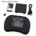 Mini Wireless Keyboard & Mouse Combo with 3-Color Backlight - This Keyboard with 5cm Mini Touchpad RF 500 Wireless for Android, PC, Laptop, TV Box & Multimedia | Rechargeable Wireless Keyboard. 