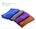 4 Pcs - Microfiber Multi-color Cloth (350 Gsm) for car cleaning good quality 30*60 cm. 