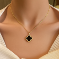 Elegant Clover Pendant Necklace for Women – Gold & Silver Chain Fashion Jewelry, Stylish Gift Jewelry. 
