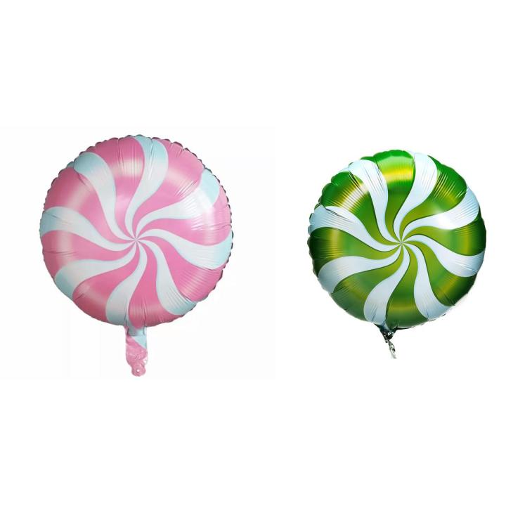 5 Pieces - Lollipop Balloons Aluminum Fruit Foil balloons shaped helium Candy balony glob Tide Candy toys gifts