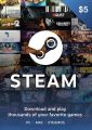 Steam Wallet Gift Card - $5 USD. 