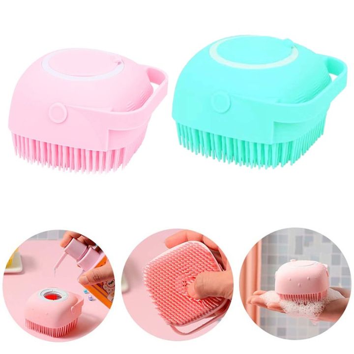 High%20Quality%20Silicon%20Bath%20Body%20Brush,%20Exfoliating%20Body%20Scurb%20Brush%20with%20Soap%20Dispenser,%202%20in%201%20Ultra%20Soft%20Bath%20Sponge%20Shower%20Brush%20and%20Body%20Massager,%20Baby%20Shower%20Brush,%20Shampoo%20and%20Gel%20Dispenser,%20Loofah%20Brush,%20Body%20Cleaning%20Scrubber%20for%20Man,%20Women%20and%20Chi%20-%20Image%203