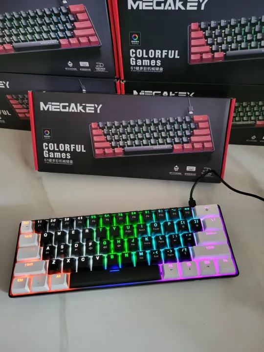 Gaming%20Keyboard%20Megakey%20Wired%20Gaming%20Keyboard-%2061%20Keys%20Compact%20Mechanical%20Keyboard,%20with%20RGB%20lights%20Double%20Shot%20Keycaps%20with%20LED%20Backlit,%20blue%20Switch-Black%20colour%20-%20Image%205