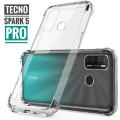 Tecno Spark 5 Pro Anti Shock Corner Bumper 1.5mm Air Bag Soft Transparent Panda Jelly Cover U1. 