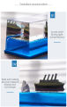 Cruise Ship Fluid Drift Bottle With Unsinkable Boat in a Box For Cars, Home And Office. 