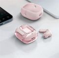 Air31 Wireless Earbuds, Bluetooth Headphones with ENC Noise Canceling Translucent Earphones, HiFi Dual Stereo Microphone Mini in-Ear Earbuds Touch Control with Charging Case and LED Digital Display. 