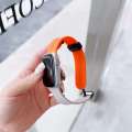 Suitable for IWatch Applewatch watch strap, ultraS87 color blocked silicone magnetic replacement wristband. 