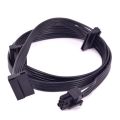 PCIe 6Pin Male to 3 SATA Supply Cable for Seasonic Focus Plus Platinum FOCUS+ Series 850PX 750PX 650PX 550PX PSU. 