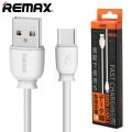 REMAX Fast Charging And Data Cable For Android Type-C 2.1A , 2.1A Fast Charging Data Cable Type-C 100% Original Remax White. 
