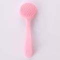 1 Pcs Silicone Face Scrubber Exfoliating Brush Manual Handheld Facial Cleansing Soft. 