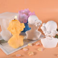 Female Body Candle Silicone Mold Women Shaped Candle Making Wax Plaster Mould Handmade Eyes Closed Girl Blindfolded Girl Elegant Girl. 
