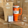 Premium Tumbler - Travel Mug - Tumbler Mugs - Stainless Steel Thermos for Hot and Cold Drinks - Tumbler with Straw - The Fall Refresh Quencher H2.O Stainley Tumbler I 40 OZ Stanley H2.0 FlowState Tumbler Hot or Cold - Travel Cup. 