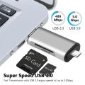 USB 3.0 Micro USB Type C Card Reader SDHC SD TF MicroSD Card Reader Micro USB OTG Adapter For Huawei Xiaomi Android Phone PC. 