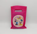 MINNIE MOUSE THEME FABRIC BAGS PACK OF 10 GOODY BAGS. 