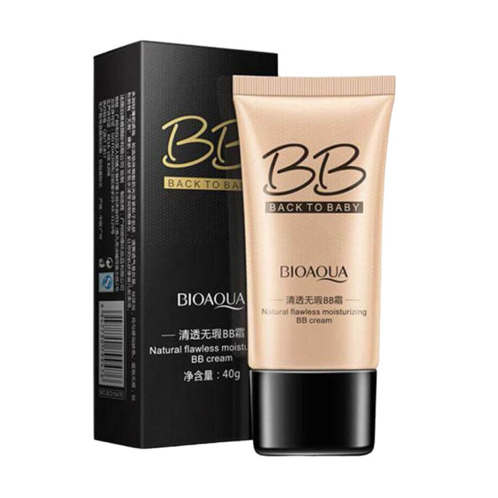 Bioaqua Natural Flawless Moisturizing Bb Cream - Back To Baby, 40g
