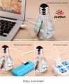 LED Lamp Air Water Mist Humidifier Bulb Air Freshener Beautiful Mini Lam Style Night Light Humidifier Bulb KN-33. 
