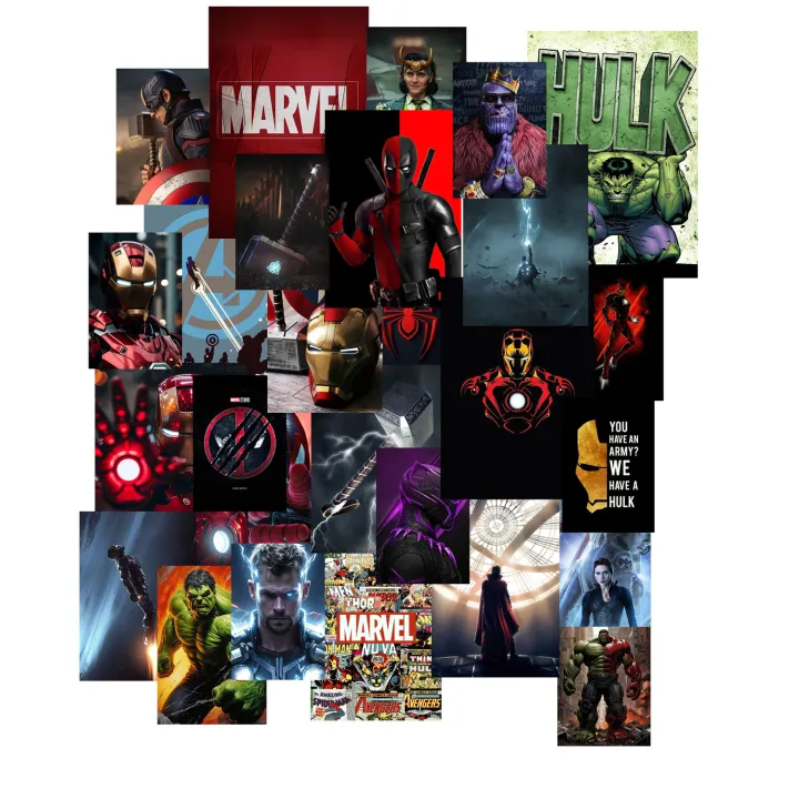 Marvel%20Posters%20In%204x6%20Inches,%20Pack%20of%2020/40%20Marvel%20Ultra%20Glossy%20Posters%20for%20Wall%20D%C3%A9cor,%20Kids%20Room,%20and%20Bedroom%20l%20Premium%20Glossy%20Cards%20-%20Image%203