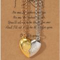 Love Magnetic Attraction Couple Necklace for Women Pair of Pull Hook Heart-shaped Promise Necklace. 