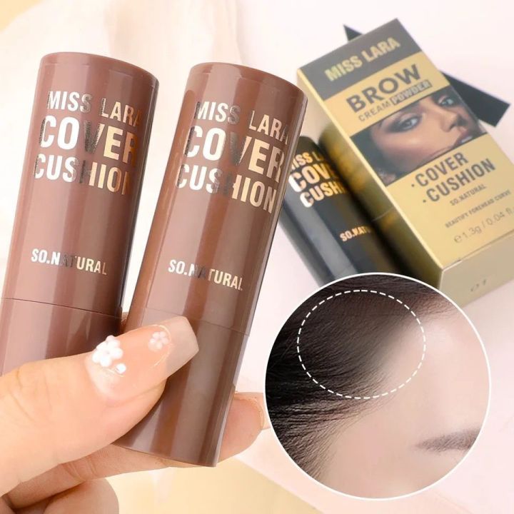 Miss Lara 2 In1 Hairline & Eyebrow Cream Powder Cover Cushion -Makeup Stash Pakistan