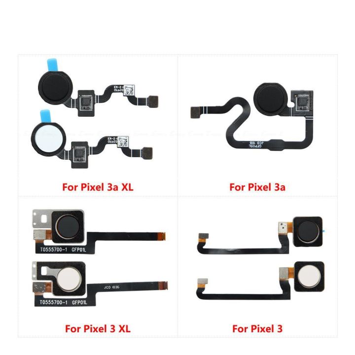 Touch ID Fingerprint Sensor Scanner Connector Flex Cable Parts For Google Pixel 3 3a XL 3XL 3aXL Home Return Button Key