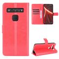Holster Flip Stand Wallet Crazy Horse PU Leather Case For TCL 10 5G UW Cover. 