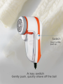 DL-2015Sweater Shaver Trimmer Clothes Fur Fuzz Cleaner Lint Shaver Electric Lint Remover USB Rechargeable Portable Fabric Shaver. 