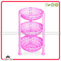 Vegetable Kitchen Corner Rack Storage Stand Plastic Frame (Large Size). 