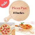 Wooden Pizza Board Round With Handle Pizza Pan Baking Tray- 13 Inches. 