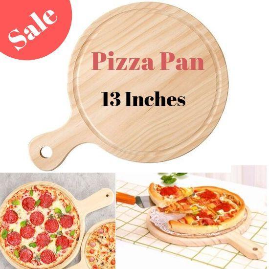 Wooden%20Pizza%20Board%20Round%20With%20Handle%20Pizza%20Pan%20Baking%20Tray-%2013%20Inches%20-%20Image%202