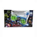 Avengers Remote Control Stunt Car – Big Size 360° Rotation, Rechargeable, Kids Gift. 