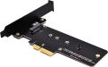 EZDIY-FAB PCI Express M.2 SSD NGFF PCIe Card to PCIe 4.0 x4 M2 Adapter (Support M.2 PCIe 22110,2280, 2260, 2242). 
