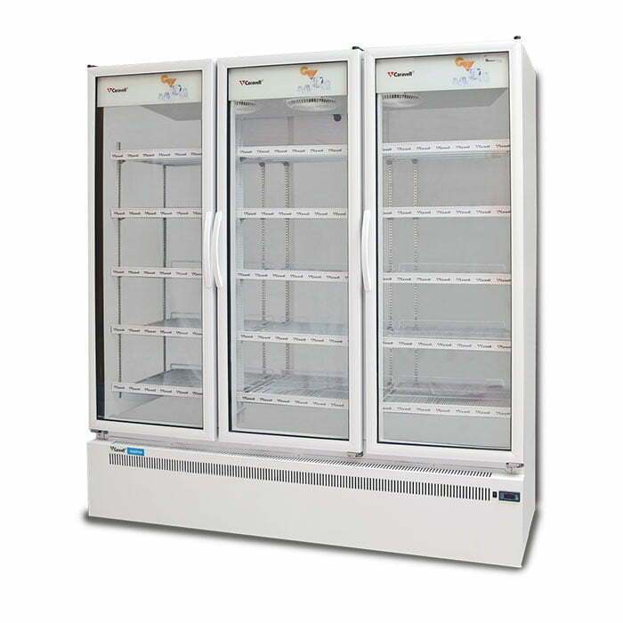 Caravell Triple Swing Door Visi Cooler MEMC-1600 FG