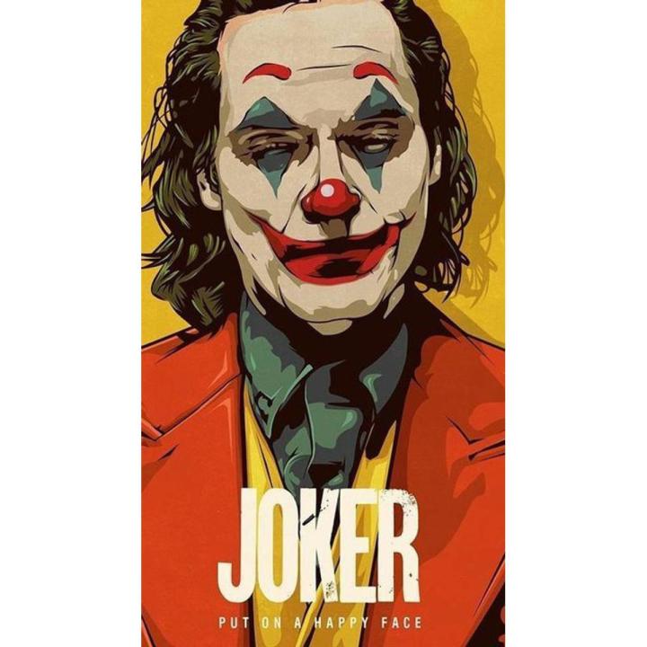 The Joker Joaquin Phoenix, Heath Ledger, Jarred Leto Aesthetic Movie Posters Vinyl Paper Quotes Vintage Posters Home Room Art Painting Wall Poster
