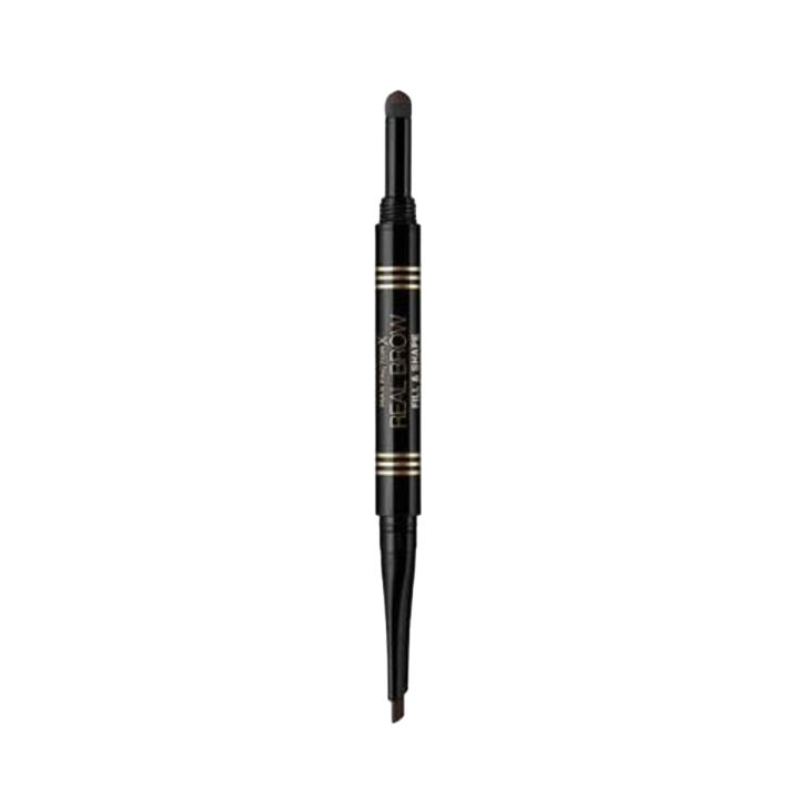 Max Factor Real Brow Fill & Shape Eye Brow Pencil 0.66 ml 04 Deep Brown - Beauty by Daraz