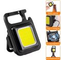 COB Keychain light Mini Small Rechargeable Flashlight 3 Light Modes Portable Pocket Light with Folding Bracket Bottle Opener and Magnet Base for Fishing, Walking and Camping | Skyhibazaar. 