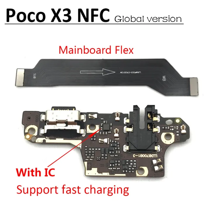 USB%20Board%20Charger%20Charging%20Dock%20Port%20Plug%20Flex%20Cable%20For%20Xiaomi%20POCO%20X3%20NFC%20Pro%20Mainboard%20Main%20Board%20Connect%20Flex%20Cable%20-%20Image%205