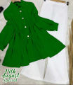 14th August Dress For Women - Casual Frock with Palazzo For Independence Day Dress For Girls. 