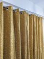 Gold Textured Curtains with Sparkle: Perfect for Living Room or Bedroom Curtains for Living. 