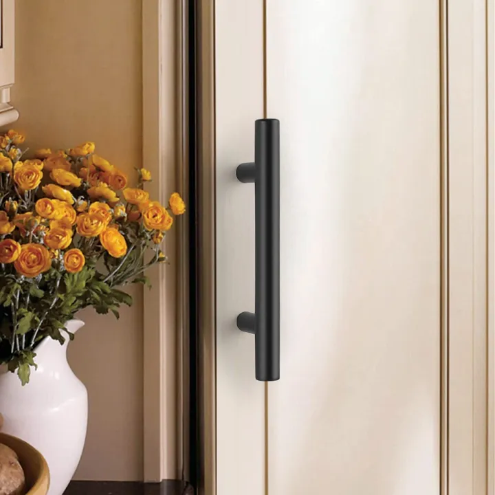 8%20Inch%20Matte%20Black%20Cabinet%20Pulls%20Kitchen%20Cabinet%20Handles%20-%20Black%20Drawer%20Pulls%20Stainless%20Steel%20Cabinet%20Hardware,%20Door%20Handles%20for%20Cabinets,%20Cupboard,%20Pack%20Of%202,%204,%2010%20And%2020.%20-%20Image%204