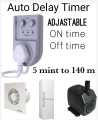 Auto timer switch 220v 10A  Adjustable time. 