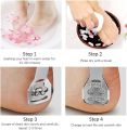 Pack of 1 Stainless Steel Foot Scraper Callus Remover, Callus Shaver for Feet, Heel Hard Skin, Corn Callous Removers, Foot Razor Pedicure Tools with 10 Blades for Men and Women, Corn Cutter & Rasp Dead Skin Peeler Pedicure Tool. 
