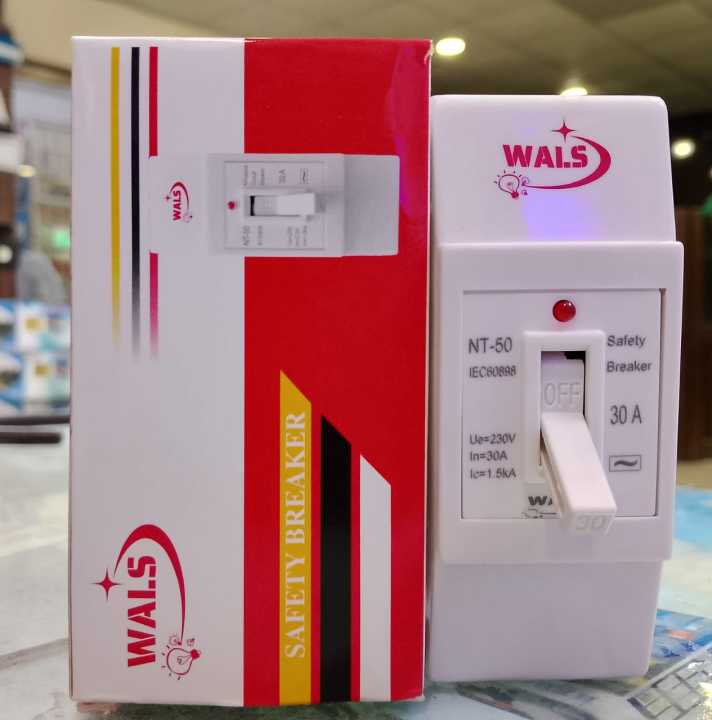 Electrical Safety Breakers 30 Amperes | Premium Quality Black Safety Circuit Breaker Multiple powers to choose from. Thermal protection trips when there is an overload condition –