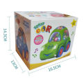 Bump and Go Funny Car with 3D Lights & Music for Kids. 