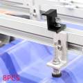 8 Pieces Solar End Clamp Solar Panel Bracket End Clamp for RV Camping Boats 45mm. 