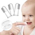 Baby Tongue Teeth Cleaning Hygienic & Flexible New Born Baby Soft Silicon Tounge Teeth Cleaner Finger Toothbrush. 